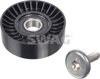 Produktbild von SWAG 62 91 9357 Umlenkrolle Keilrippenriemen 78mm passend für PEUGEOT 206 Schrägheck (2A/C) 206 CC (2D) 307 CC (3B) 307 (3A/C) 407 SW (6E)