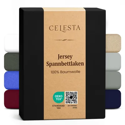 Produktbild von Jersey-Bettlaken, 140 x 200 cm, aus 100% Baumwolle