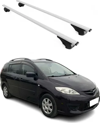 Produktbild von Dachträger Grundtäger für Mazda 5 / Premacy 2005-2010 75kg Metall Silber 2 tlg