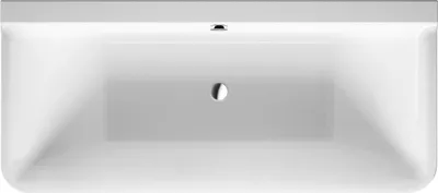 Produktbild von Duravit Badewanne P3 Comforts 1800 x 800 mm, Vorwand, 2 Rückenschrägen weiß