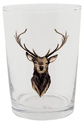 Immagine prodotto di Bicchiere da acqua Clayre & Eef 400 ml vetro marrone renna
