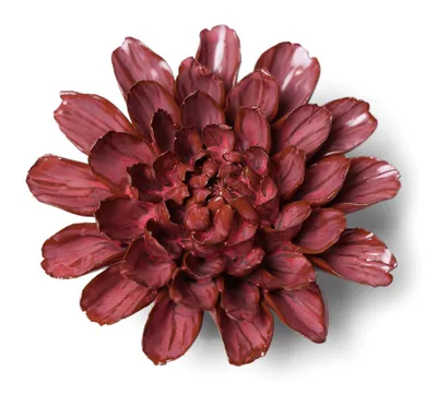 Image de Fleur en céramique « Dahlia rose ».