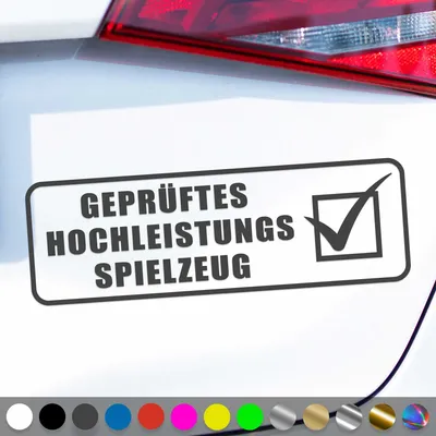 Produktbild von PantherPixel es Hochleistungsspielzeug Aufkleber Tuning Sticker Auto Geschenkidee Farbe Dunkelgrau