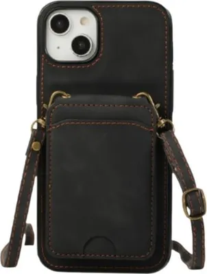Produktbild von INF 3-in-1 Kunstlederhülle für iPhone 17 - Kartenhalter & Umhängeband