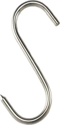 Produktbild von 10 S-Haken 100mm Edelstahl Haken Speckhaken Fleischerhaken Metalhaken Niro
