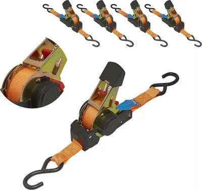 Produktbild von 4x APT Spanngurte mit Ratsche und Haken Zurrgurte Spanngurt Ratschengurte