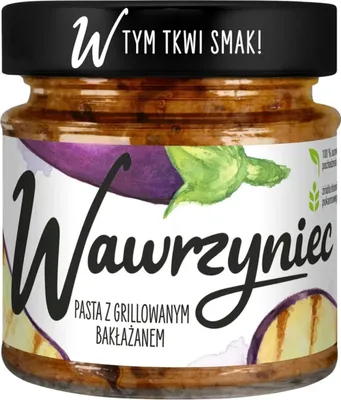 Zdjęcie produktu dla Pasta z grillowanym bakłażanem 180g WAWRZYNIEC