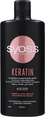 Produktbild von Syoss Keratin Shampoo Blue Lotus - 500ml
