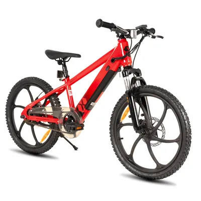 Produktbild von JOYSTAR Elektrofahrrad für Kinder und Jugendliche ab 7 Jahren mit bürstenlosem 250W Motor, 20 km/h elektrisches Mountainbike mit Monoblock-Rad