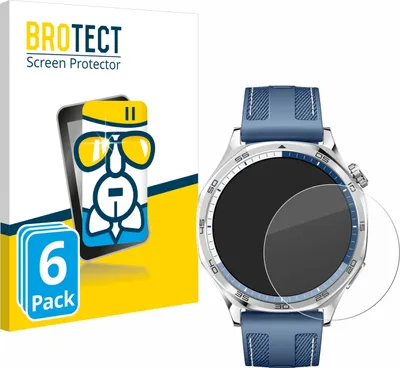 Produktbild von 6x BROTECT Schutzglas für Huawei Watch GT 5 / GT 5 Pro (46 mm) Schutzfolie Panzer Folie Glas Display Schutz klar