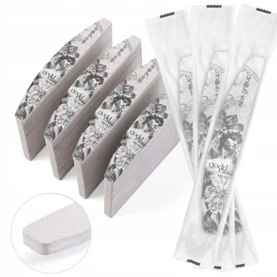 Produktbild von Aba group Nagelfeile "Goddess standard" 100/180 Halbmond 50 Stück