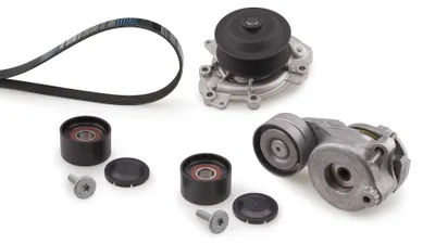 Produktbild von GATES Wasserpumpe + Keilrippenriemensatz für