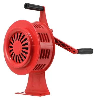Produktbild von Luftalarm-Sirene - Handkurbel-Sirene - 120 dB - Aluminiumlegierung - Tragbar - Notfallalarm - Ohne Strom