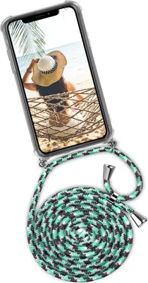 Produktbild von TWIST-Case + TWIST-Cord für iPhone 11 Pro, Farbe:Seashell (Silber)