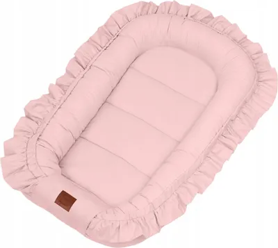 Produktbild von Babykokon Infantilo Baumwolle rosa mit Rüschen, verstellbar, 90x55 cm