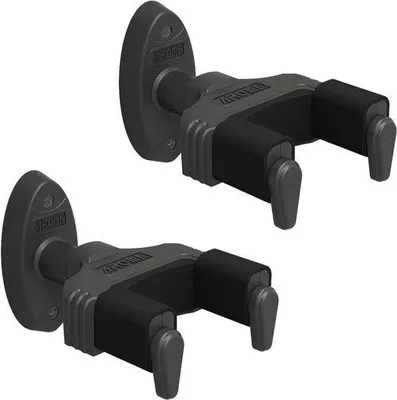 Produktbild von Gitarrenwandhalter mit Auto Lock Design, 2 Stück, für alle Gitarrentypen