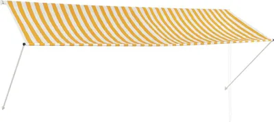 Obrázok produktu pre Zaťahovacia markíza 350x150 cm žlto-biela