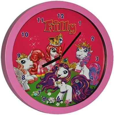Produktbild von Filly Pony - Wanduhr "Filly World"