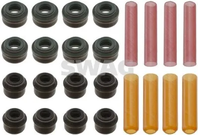 Produktbild von SWAG Ventilschaftdichtung-Satz 10 34 0022 passend für MERCEDES-BENZ C-Klasse Limousine (W202) Gummi 9mm 11mm 0,026kg