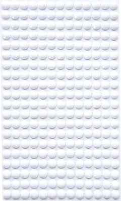 Image de Cristaux autocollants 6mm 260pcs blanc