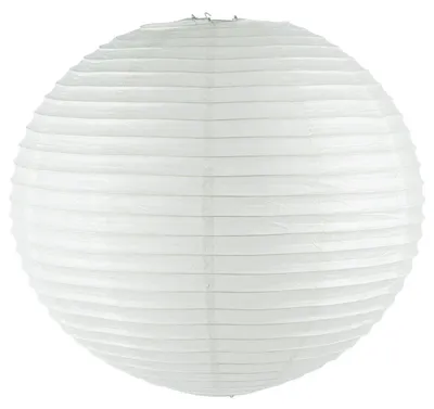 Productafbeelding van Papieren Lantaarn - Ø 60 cm - Wit