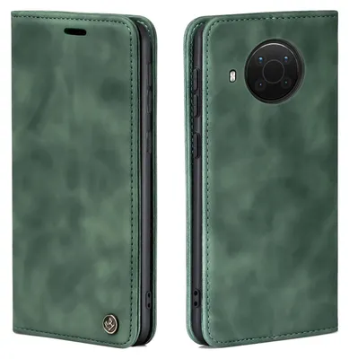 Produktbild von Handy Hülle für Nokia X10 / X20 Klapphülle Bookcase Flip Cover Handy Tasche Etui Farbe: Grün