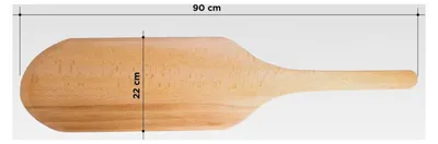 Produktbild von Pizzaschaufel, Brotschaufel, Pideschaufel, Pizzaschieber, Backschaufel, Holzschaufel 22 x 90 cm