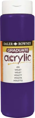 Produktbild von Daler Rowney Graduate Acrylfarbe Violet 500 ml 1 Stck
