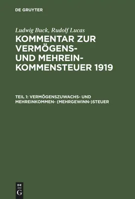 Produktbild von Vermögenszuwachs- und Mehreinkommen- (Mehrgewinn-)steuer