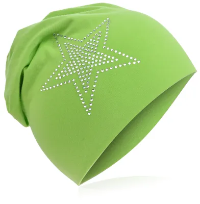 Produktbild von Kinder Beanie 2Stern Gruen L