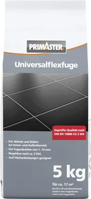 Produktbild von Primaster Universalflexfuge 1 - 15 mm weiß 5 kg