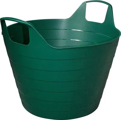 Produktbild von Geli Kunststoff Korb / Flexi Korb Ø 51 cm dunkelgrün