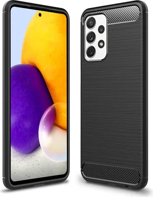 Zdjęcie produktu dla Etui NALIA Design do Samsung Galaxy A72, silikonowe etui na telefon komórkowy o wyglądzie karbonu