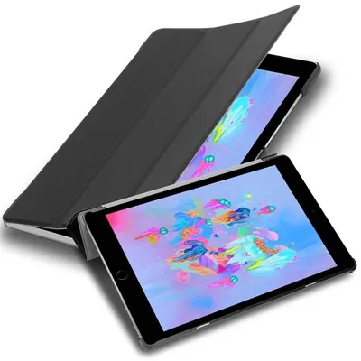 Image de Cadorabo Housse de protection pour Apple iPad PRO (9.7 pouces) Tablet Housse en noir Etui Case Cover Sac Auto Wake up