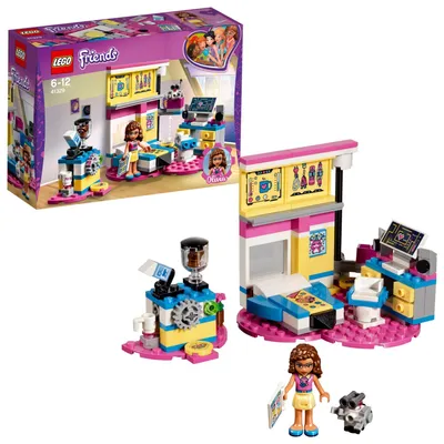 Obrázok produktu pre LEGO Friends Olivia's Deluxe Bedroom, Stavebnica, 6 rok / roky, 163 kusov, 218 g