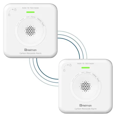 CO-Melder 2er-Set, 85 dB, 10 Jahre Sensor, Batterien wechselbar