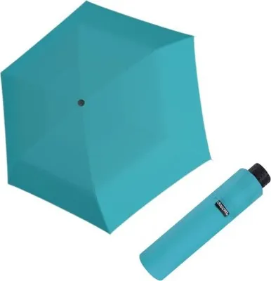 Zdjęcie produktu dla doppler parasol kieszonkowy Fibre Havana Uni Aqua Blue turkusowy