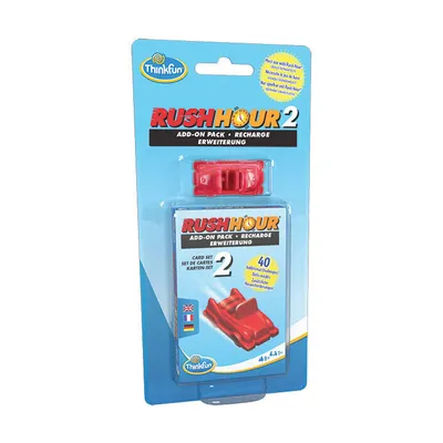 Image de ThinkFun - 76451 - Rush Hour 2 - Extension pour le jeu original Rush Hour. Un add-on avec de nouveaux défis pour les garçons et les filles à partir de 8 ans.