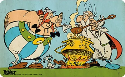 Produktbild von Frühstücksbrettchen Miraculix und Obelix.