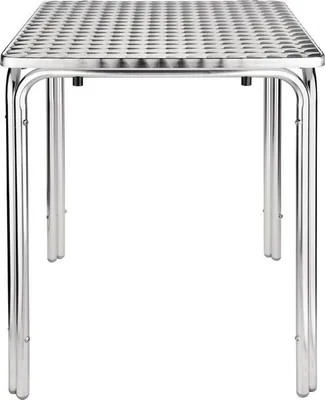 Produktbild von Bolero quadratischer Bistrotisch Edelstahl 4 Beine 60cm