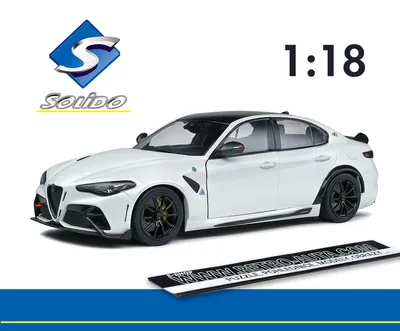 Immagine prodotto di Solido 421182410 Alfa Romeo Giulia GTA Blanco Trofeo 2022 bianco 1:18
