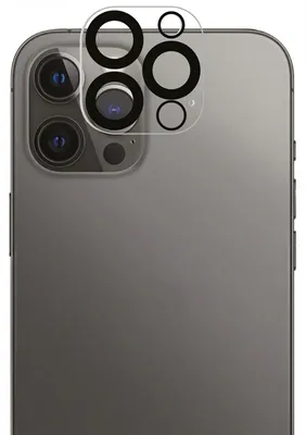 Imagen del producto de Protector de cámara de cristal paquete de 2 para Apple iPhone 13 Pro Max - Transparente