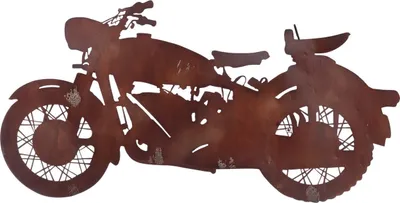 Zdjęcie produktu dla Dekoracja ścienna Rusty Motorbike