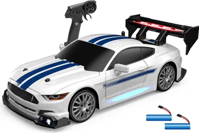 Obrázek produktu pro Auta na dálkové ovládání, RC auto, dálkově ovládané auto, 2,4 GHz RC hračky, 1:24, 30 km/h, RC terénní auto, pro děti a dospělé, 2 baterie