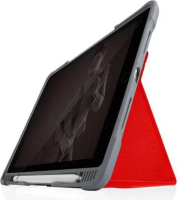 Image de stm goods, Dux Plus Duo Housse pour iPad 10.2 2019/20/21 7/8/9e génération, Rouge