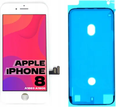 Immagine prodotto di Display LCD originale e touchscreen, schermo di ricambio per Apple iPhone 8 IPS REF, pezzi di ricambio per smartphone