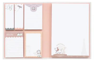 Productafbeelding van Erik Editores Disney Bonjour Marie Notitieboekje Roze, Roze, One Size
