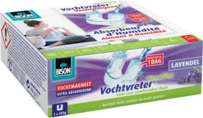 Zdjęcie produktu dla Bison Absorber wilgoci Magnet Lavender 450 g