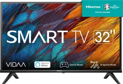 Image de Hisense 32A4K TV 81,3 cm (32") HD Smart TV Wifi Noir 200 cd/m²