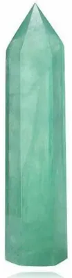 Immagine prodotto di Torre di cristallo di fluorite verde, 9-10 cm, pietra curativa per la meditazione e l'equilibrio energetico